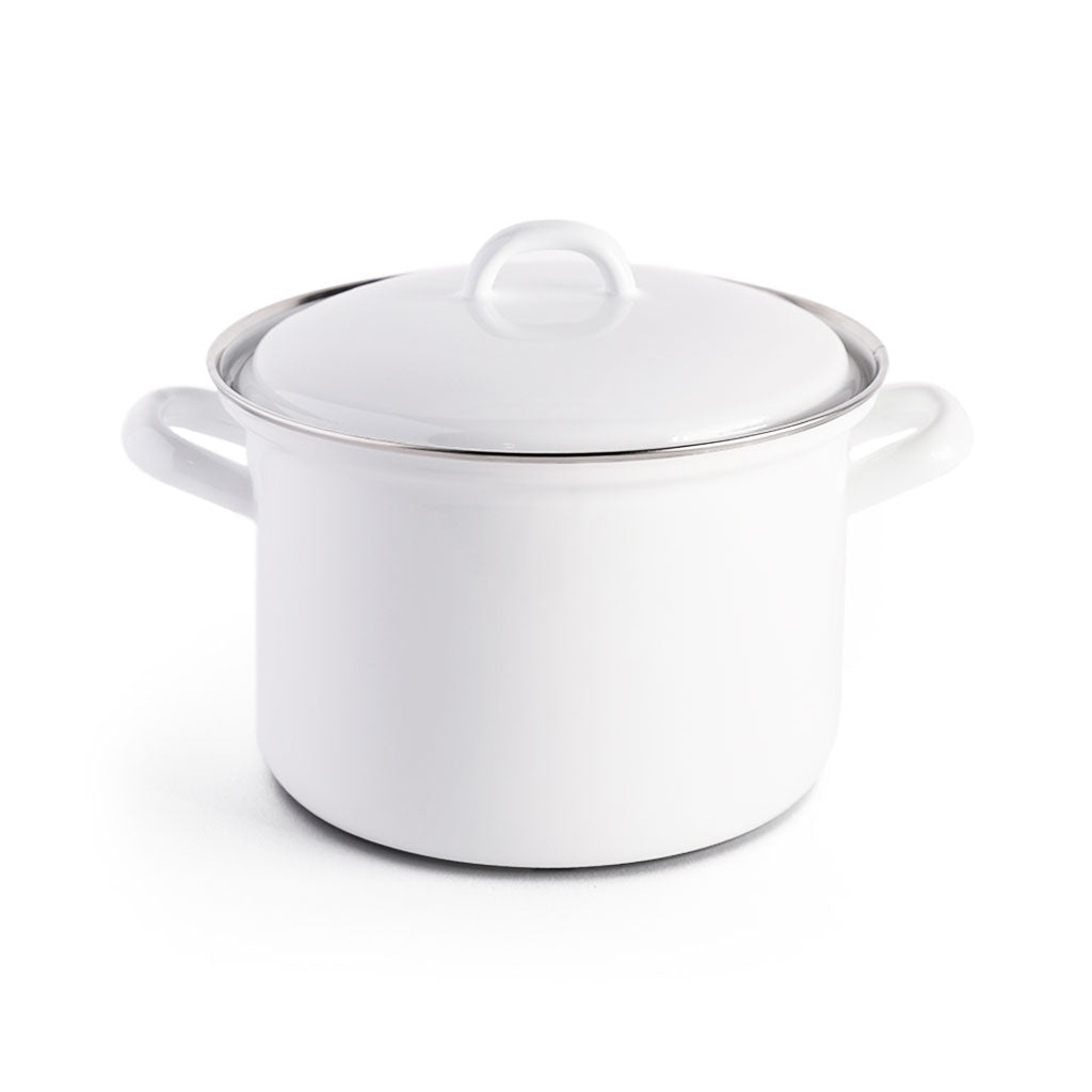 Enamel Stewpot with Lid - Famous | Online Store