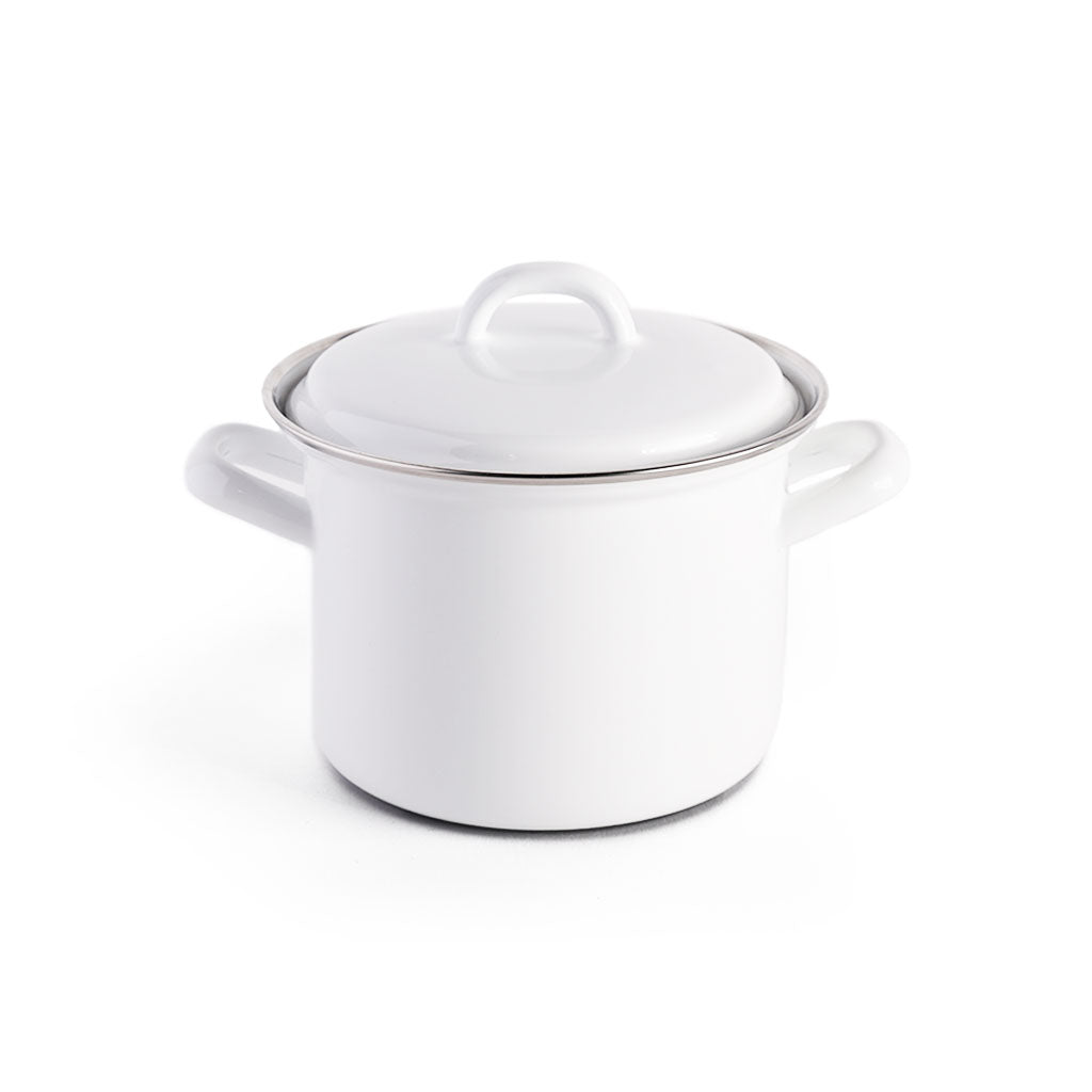 Enamel Stewpot with Lid - Famous | Online Store