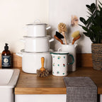 Enamel Stewpot with Lid - Famous | Online Store