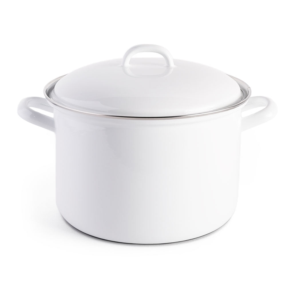 Enamel Stewpot with Lid - Famous | Online Store