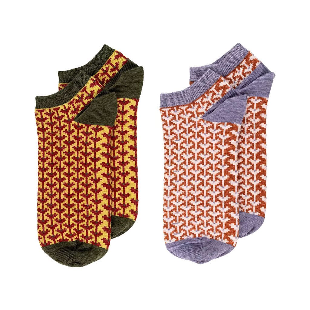 Evelina & Estelle Merino Wool Socks, 2 Pairs - Famous | Online Store