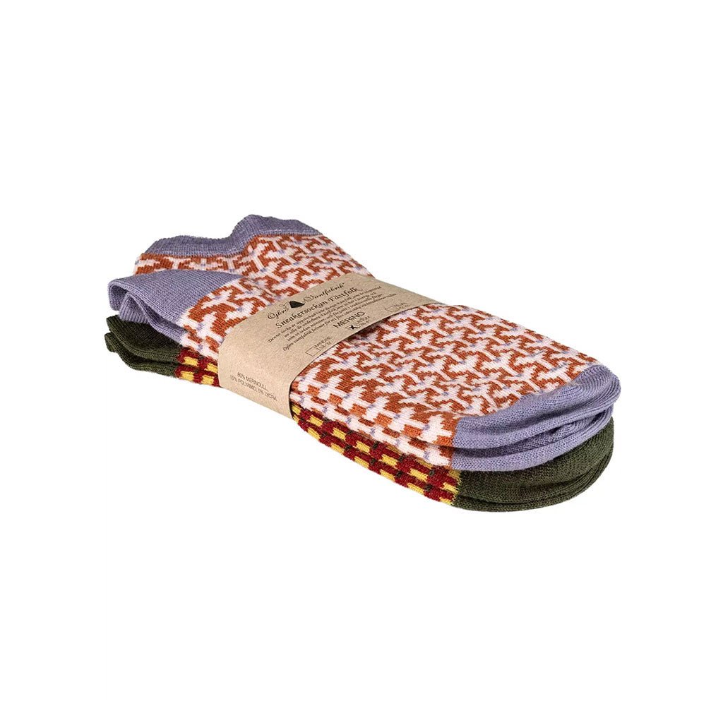 Evelina & Estelle Merino Wool Socks, 2 Pairs - Famous | Online Store