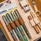 Expansi-Folio Leather Wide A5 Zip Folio - Famous | Online Store