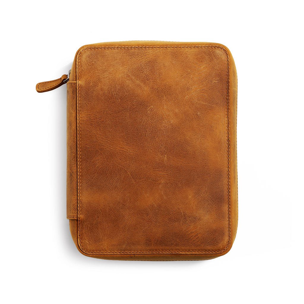 Expansi-Folio Leather Wide A5 Zip Folio - Famous | Online Store