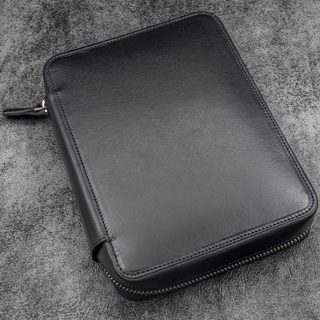 Expansi-Folio Leather Wide A5 Zip Folio - Famous | Online Store
