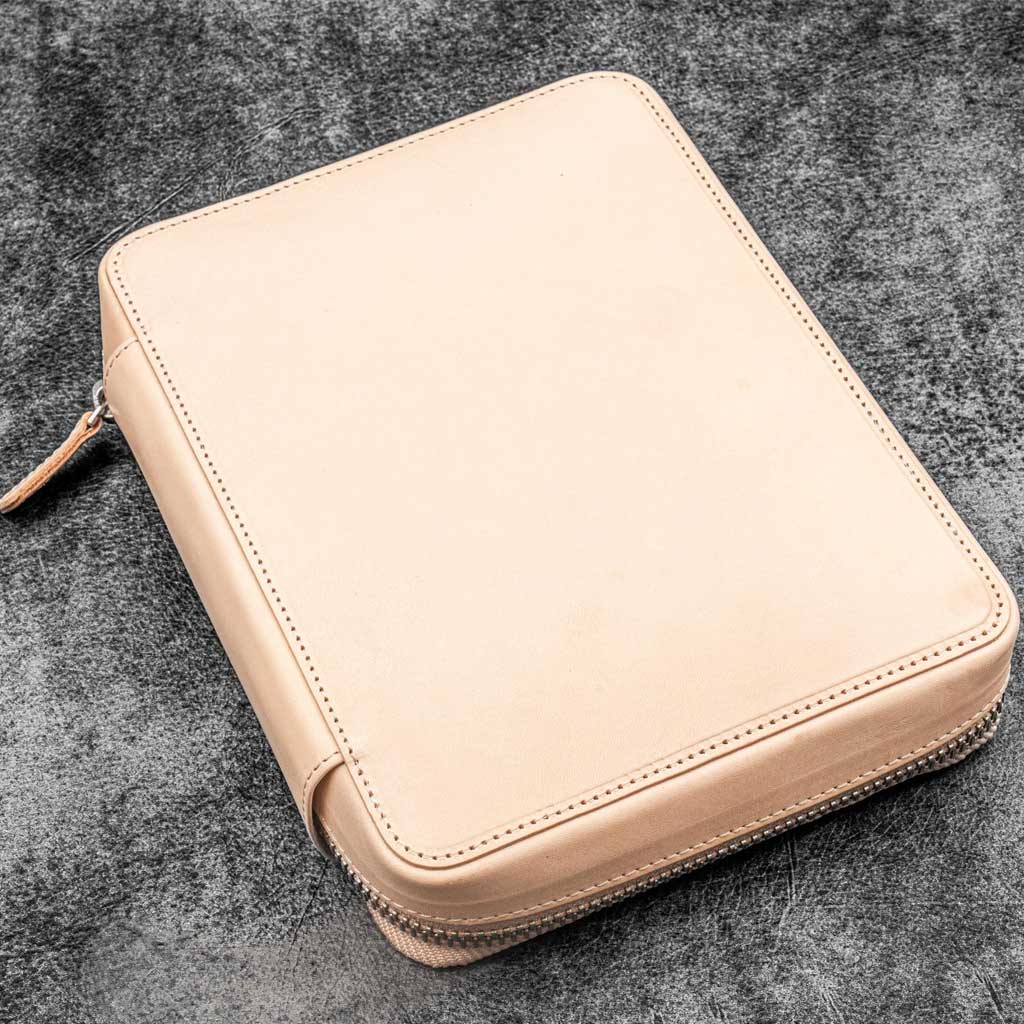 Expansi-Folio Leather Wide A5 Zip Folio - Famous | Online Store