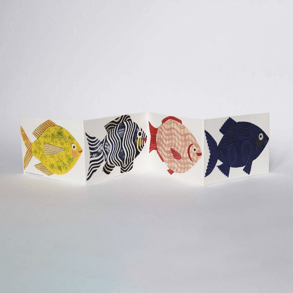 Fish Concertina Card - Famous | Online Store