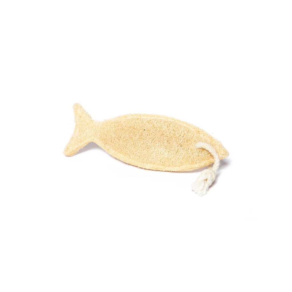 Fish Shaped Loofah Pad with Rope - Famous | Online Store