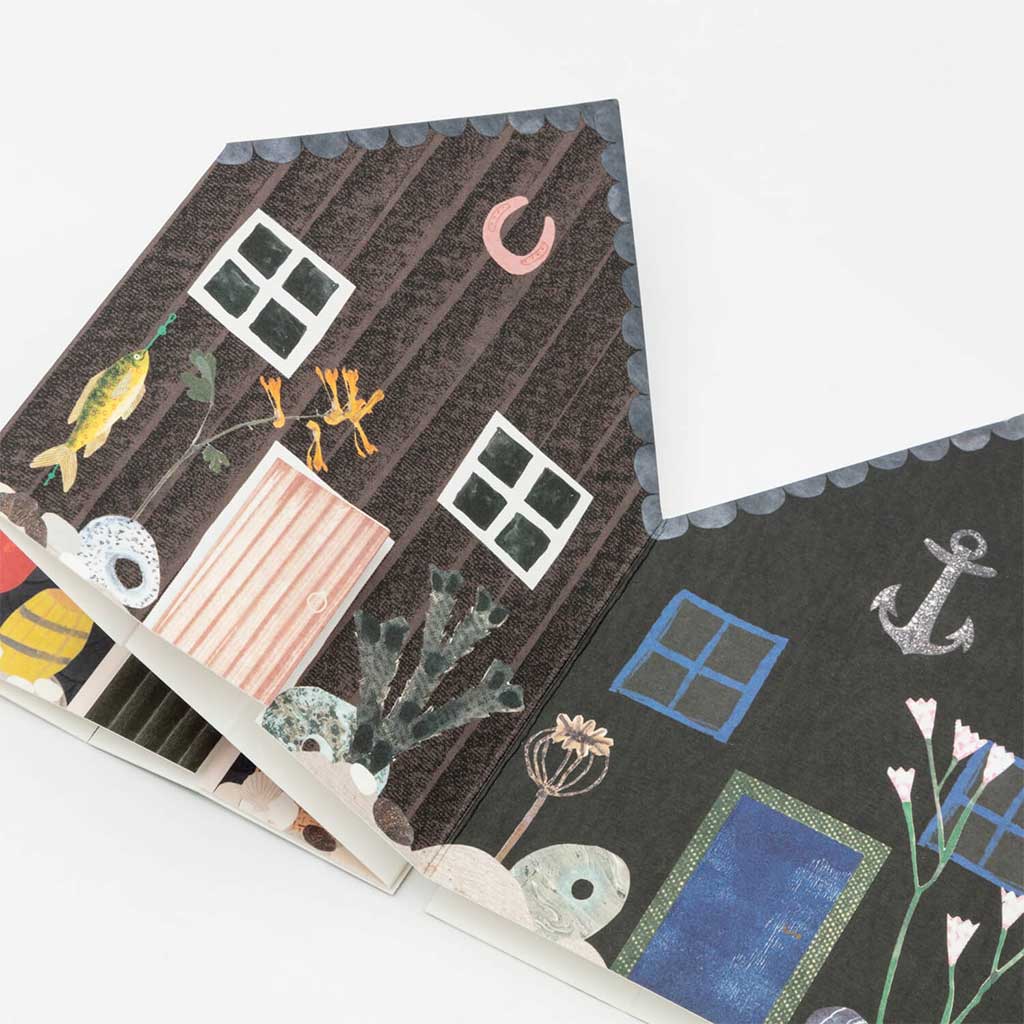 Fisherman's Huts Concertina Card - Famous | Online Store