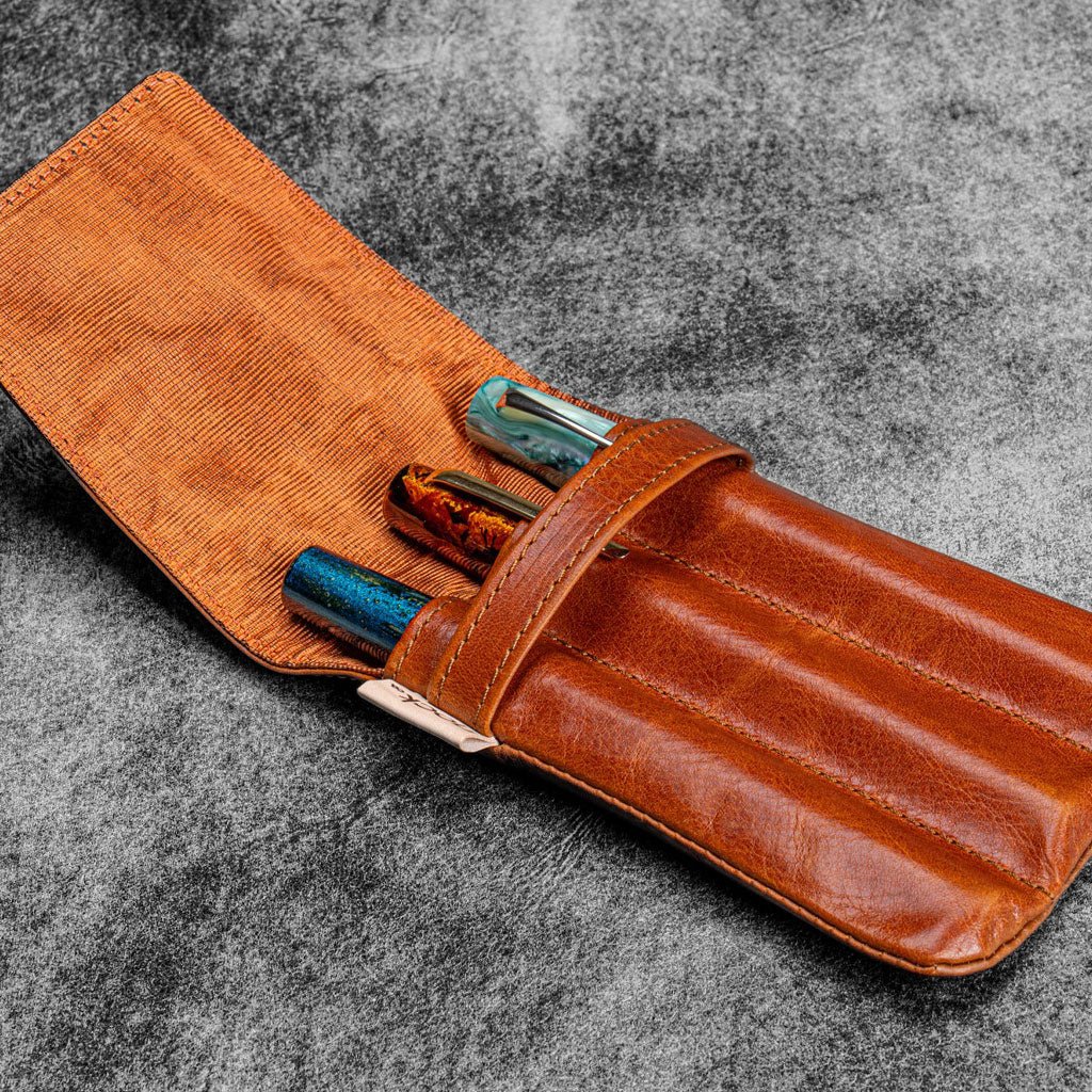 Galen x Nock Co. Leather Lookout Pen Case - Famous | Online Store