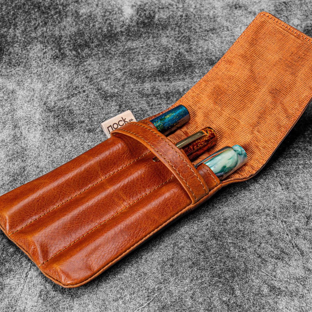 Galen x Nock Co. Leather Lookout Pen Case - Famous | Online Store