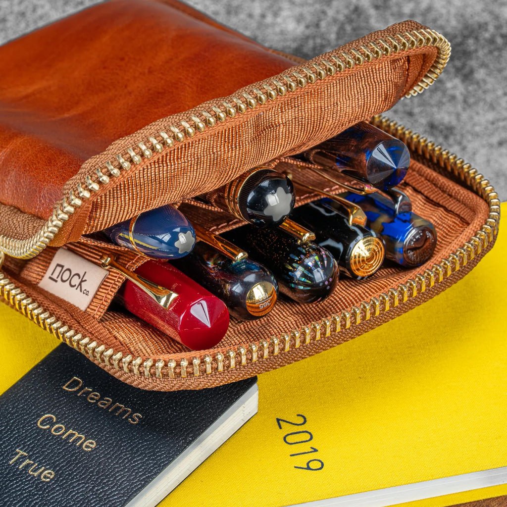 Galen x Nock Co. Leather Sinclair Pen Case - Famous | Online Store