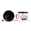Get Cozy Enamel Mug - Famous | Online Store