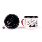Get Cozy Enamel Mug - Famous | Online Store