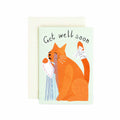 Get Well Soon Cat Card - Famous | Online Store