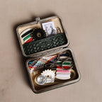 Green Leather Framed Sewing Set - Famous | Online Store