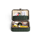 Green Leather Framed Sewing Set - Famous | Online Store