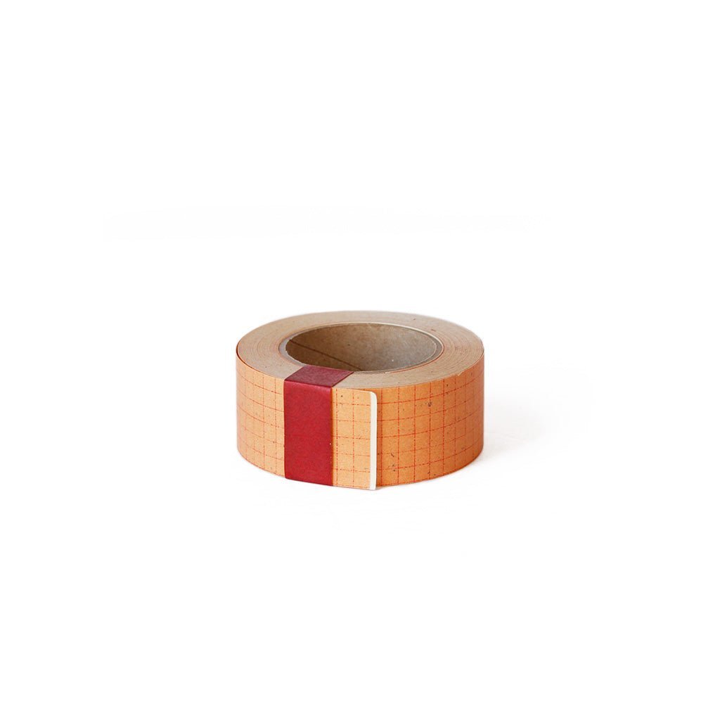 Grid Pattern Kraft Paper Tape - Famous | Online Store