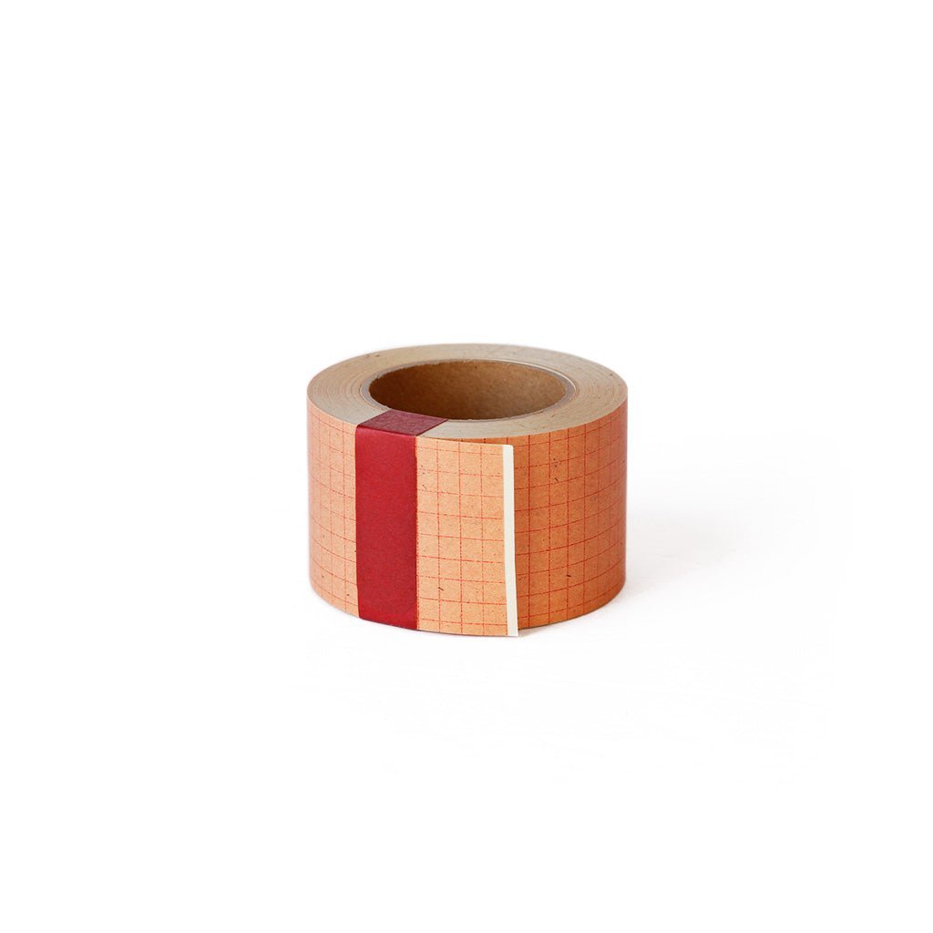 Grid Pattern Kraft Paper Tape - Famous | Online Store