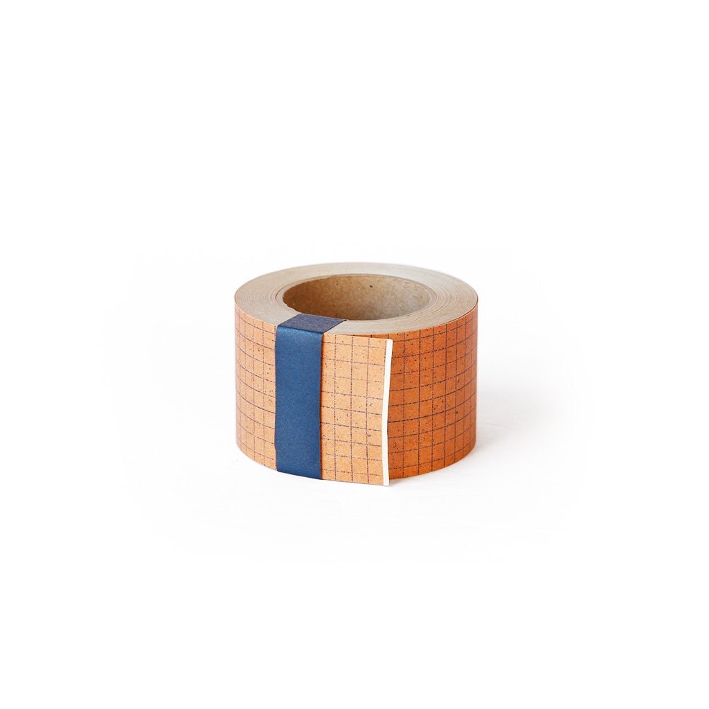 Grid Pattern Kraft Paper Tape - Famous | Online Store