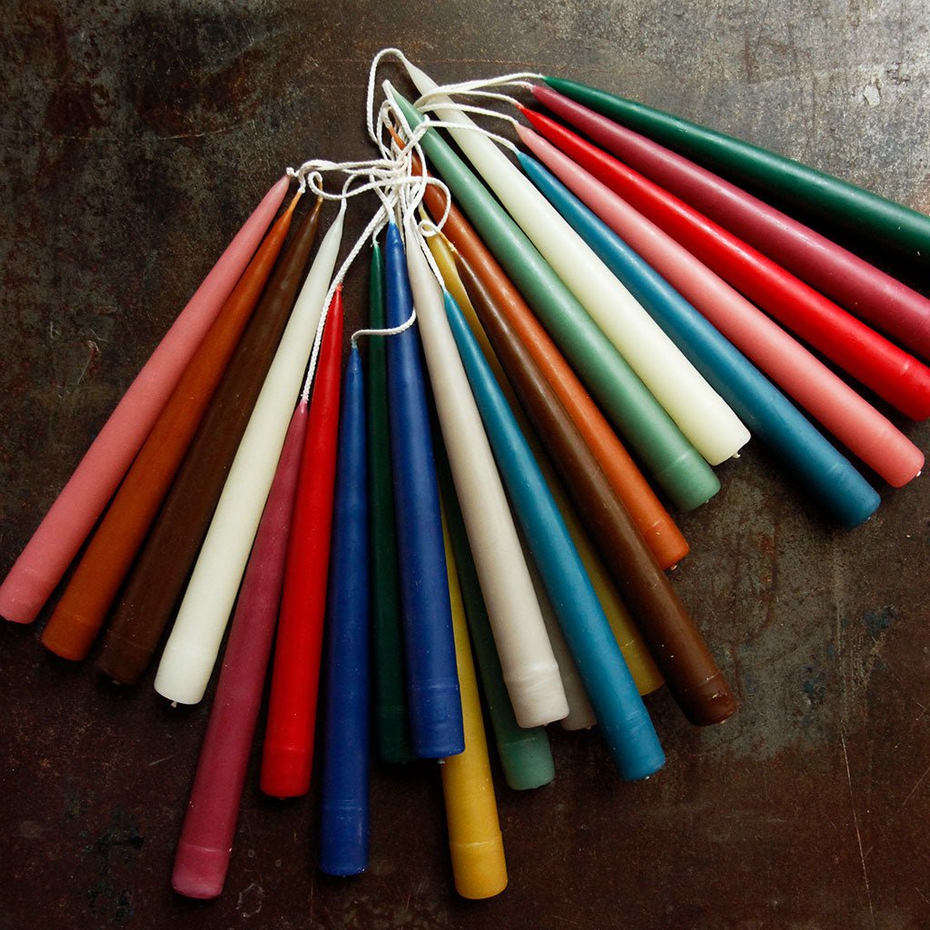 Hand Dipped Taper Candle Set - Famous | Online Store