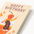 Happy Birthday Cherry Cupcake Card - Famous | Online Store