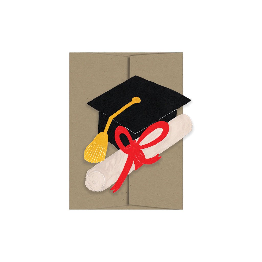 Happy Graduation Die-Cut Card - Famous | Online Store