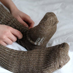 Hemp Cotton Ribbed Socks - Famous | Online Store