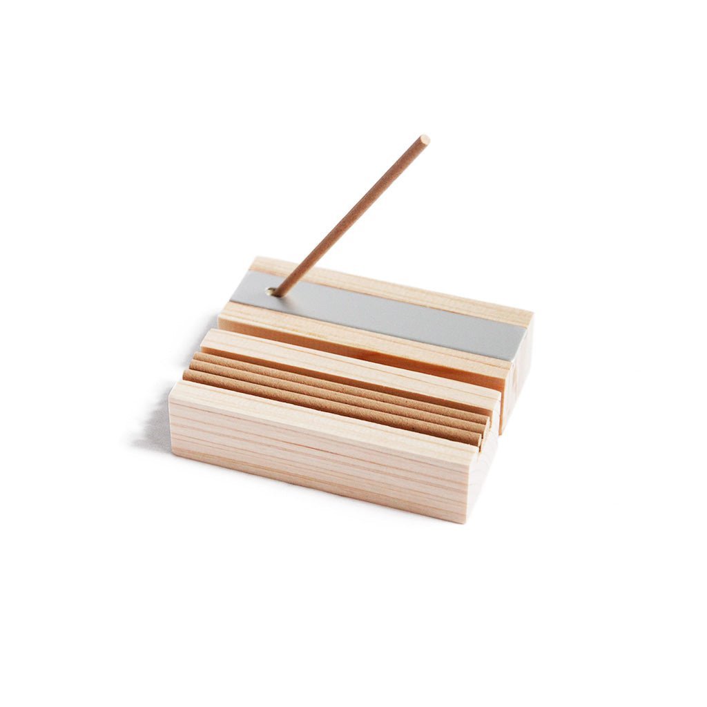 Hinoki Forest Incense with Holder - Famous | Online Store
