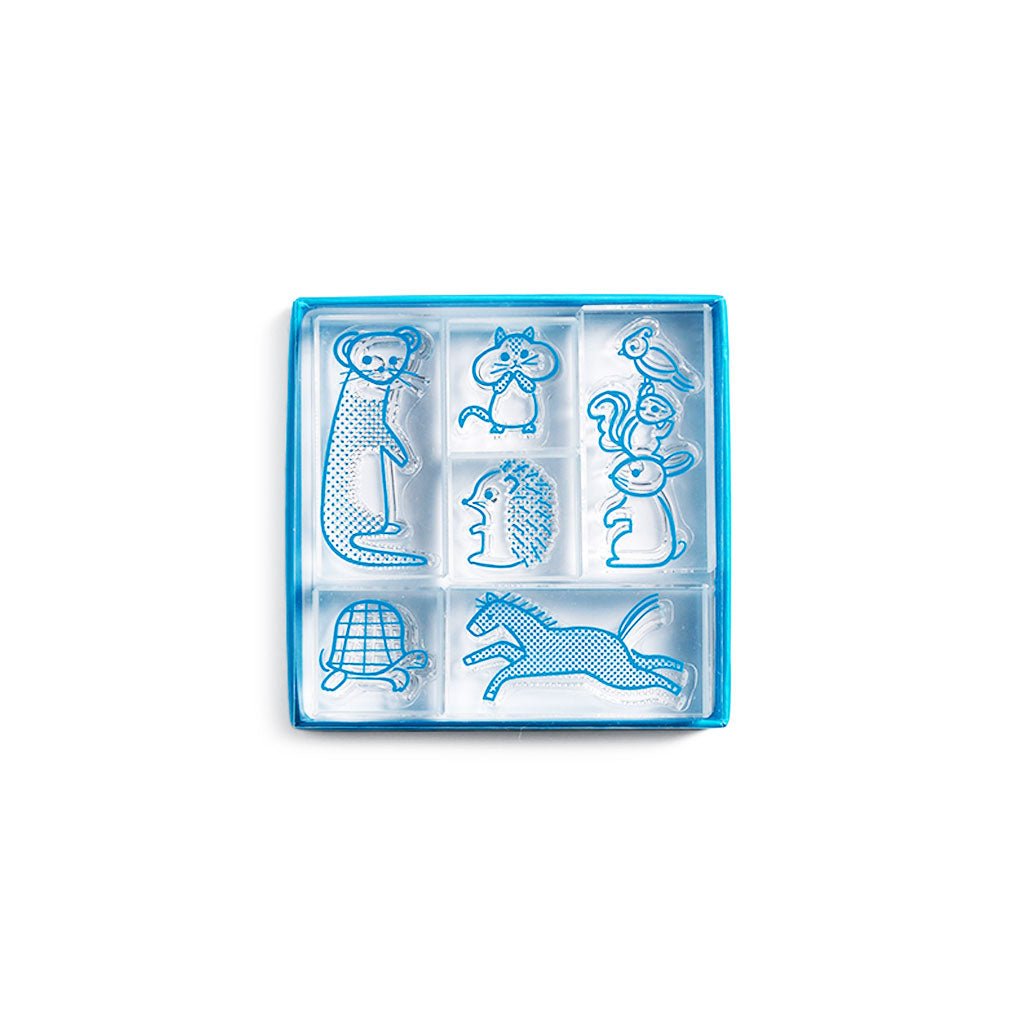 Hitotoki Kori Jirushi Clear Stamp Set, Set of 6 - Famous | Online Store