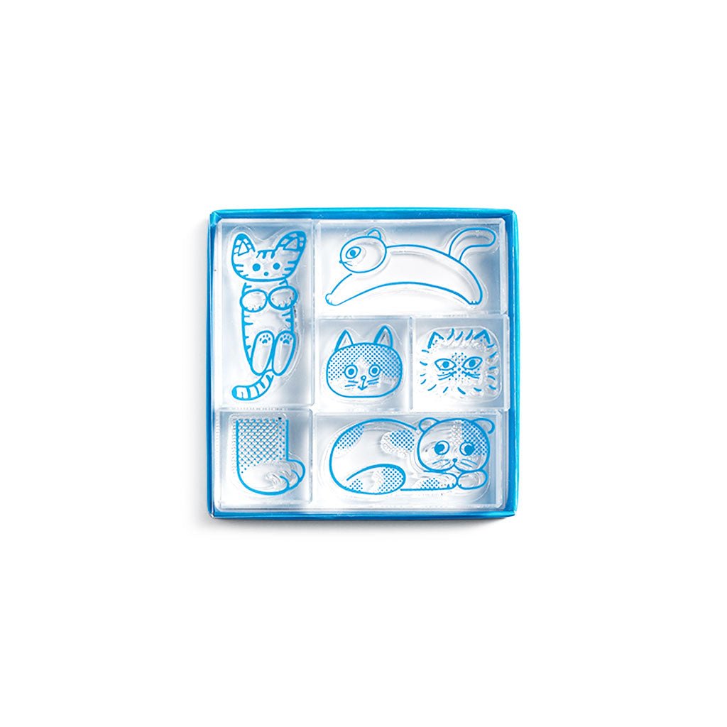 Hitotoki Kori Jirushi Clear Stamp Set, Set of 6 - Famous | Online Store