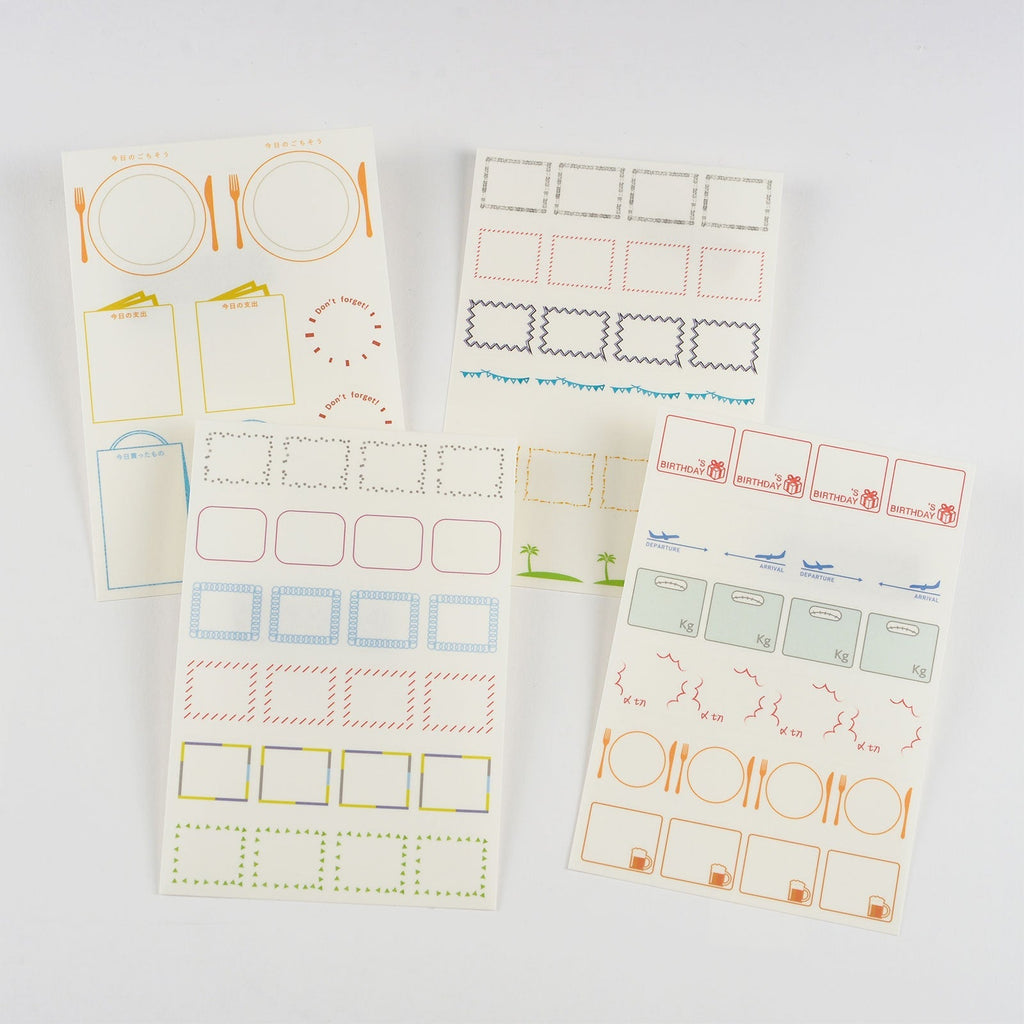 Hobonichi Frame Stickers - Famous | Online Store
