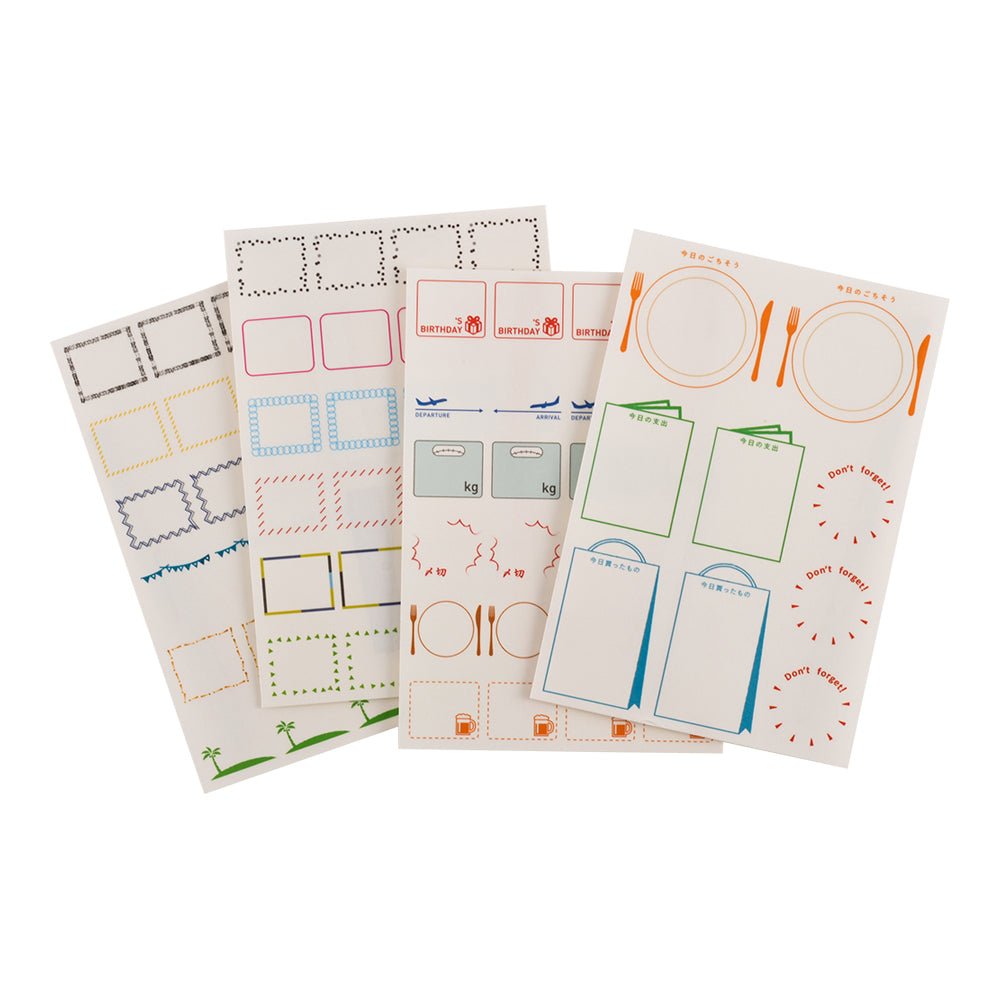 Hobonichi Frame Stickers - Famous | Online Store