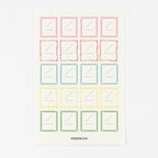 Hobonichi Frame Stickers for Dates - Famous | Online Store