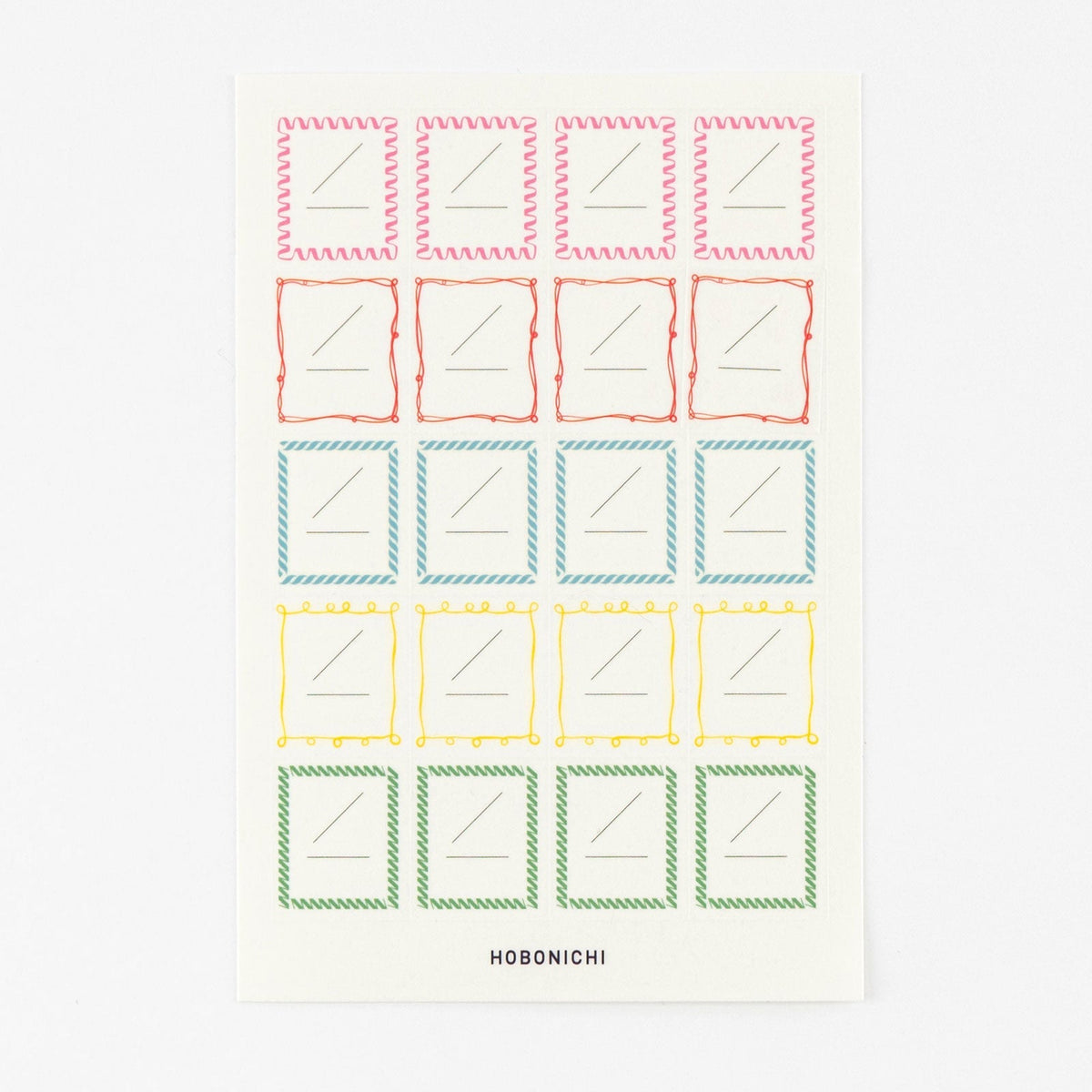 Hobonichi Frame Stickers for Dates - Famous | Online Store