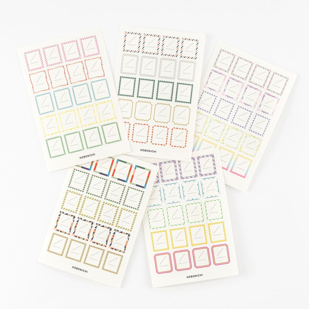 Hobonichi Frame Stickers for Dates - Famous | Online Store