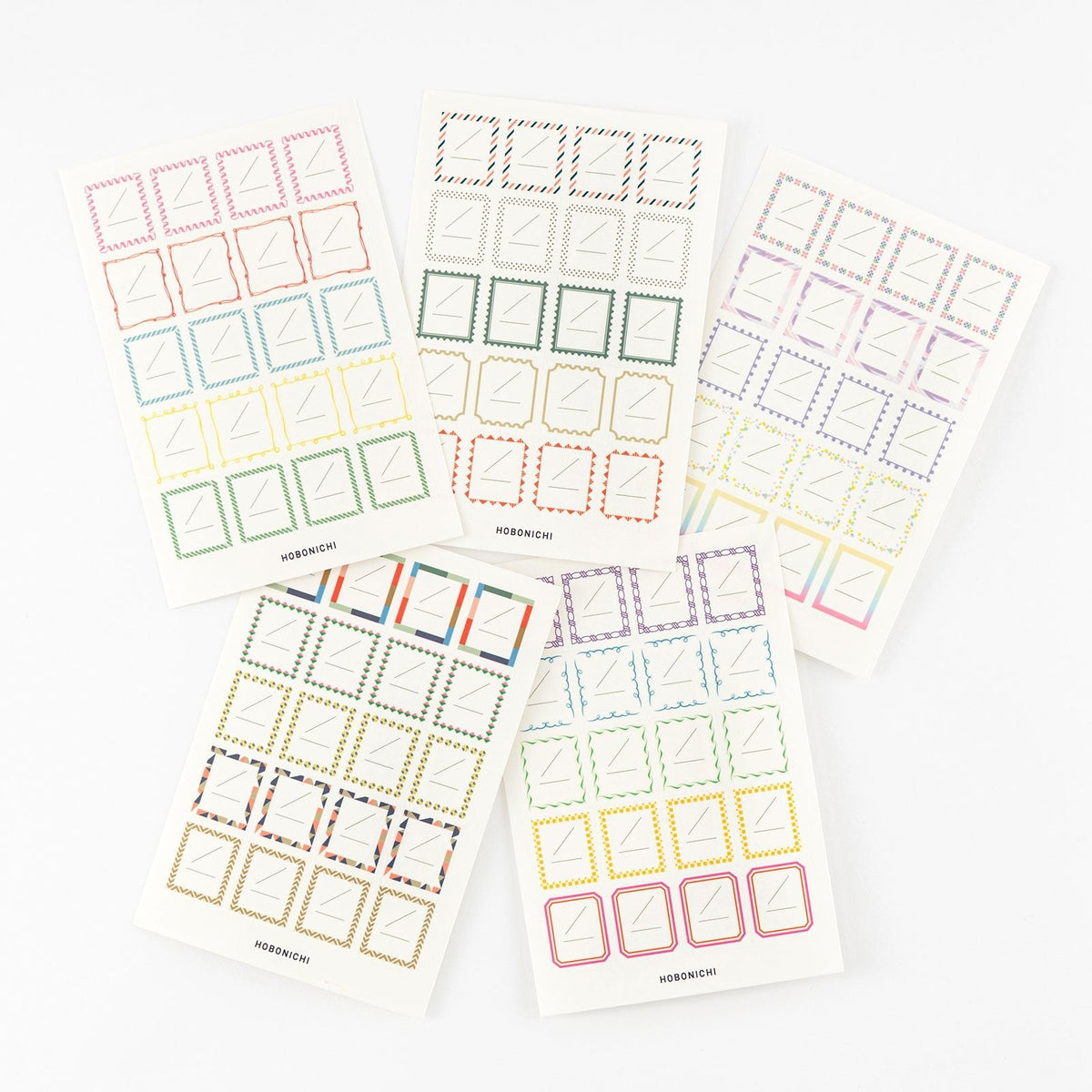Hobonichi Frame Stickers for Dates - Famous | Online Store