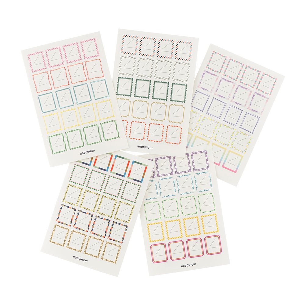 Hobonichi Frame Stickers for Dates - Famous | Online Store