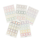 Hobonichi Frame Stickers for Dates - Famous | Online Store