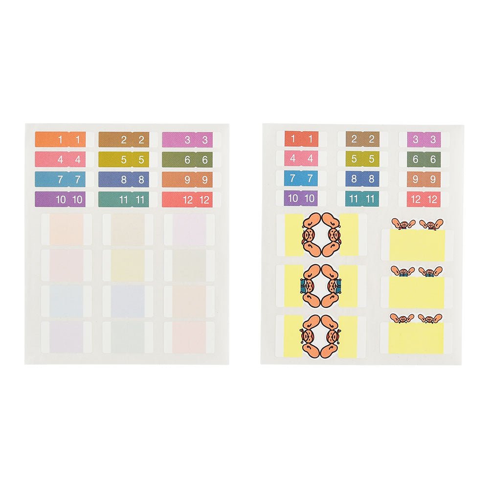 Hobonichi Index Stickers - Famous | Online Store
