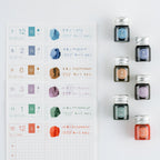 Kakimori x TSUKI no IRO: Mini Ink Bottle Set (Jul-Dec) - Famous | Online Store