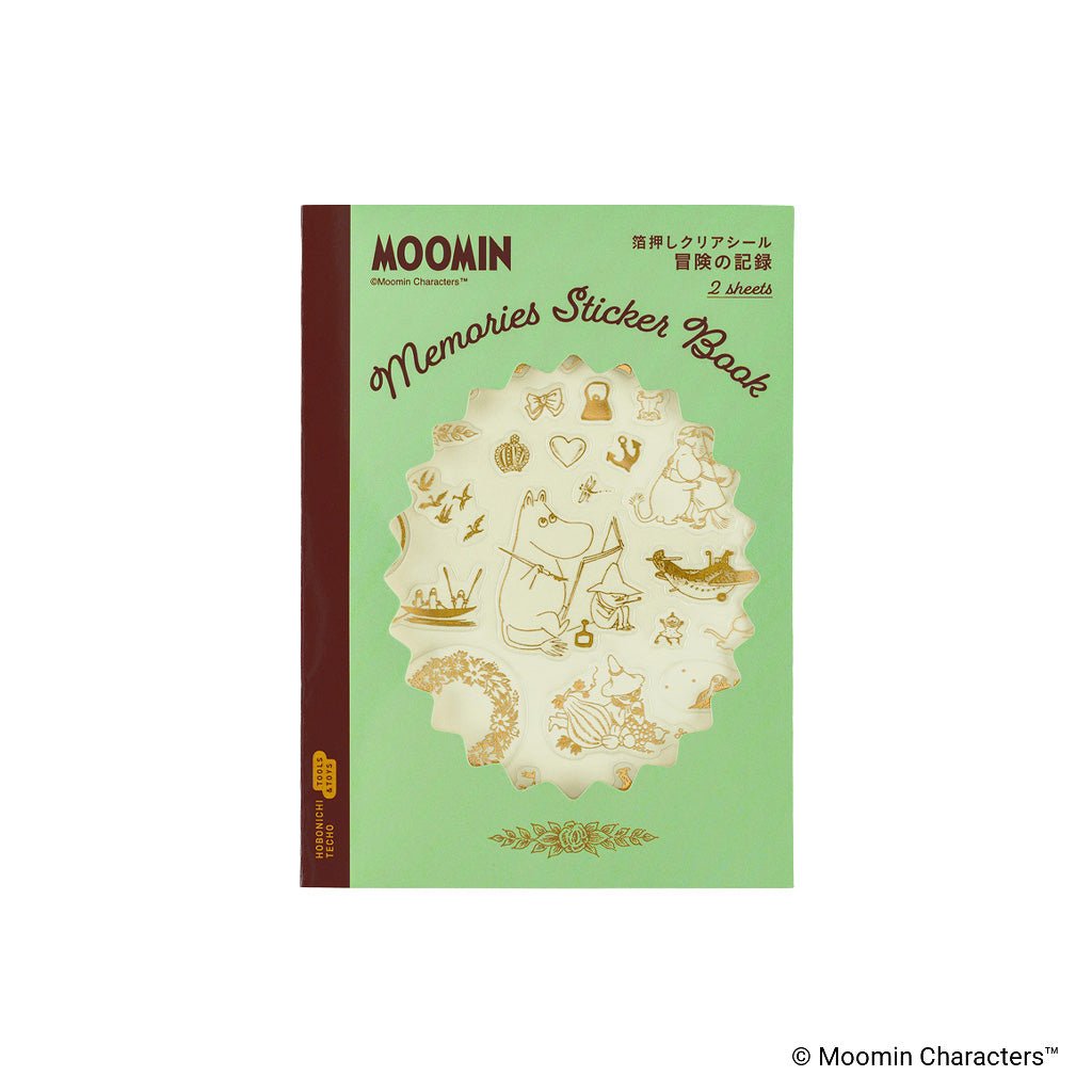 Moomin: Foil-Stamped Clear Stickers (Adventure Log) - Famous | Online Store