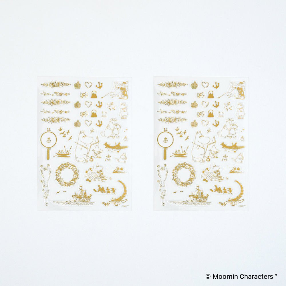 Moomin: Foil-Stamped Clear Stickers (Adventure Log) - Famous | Online Store
