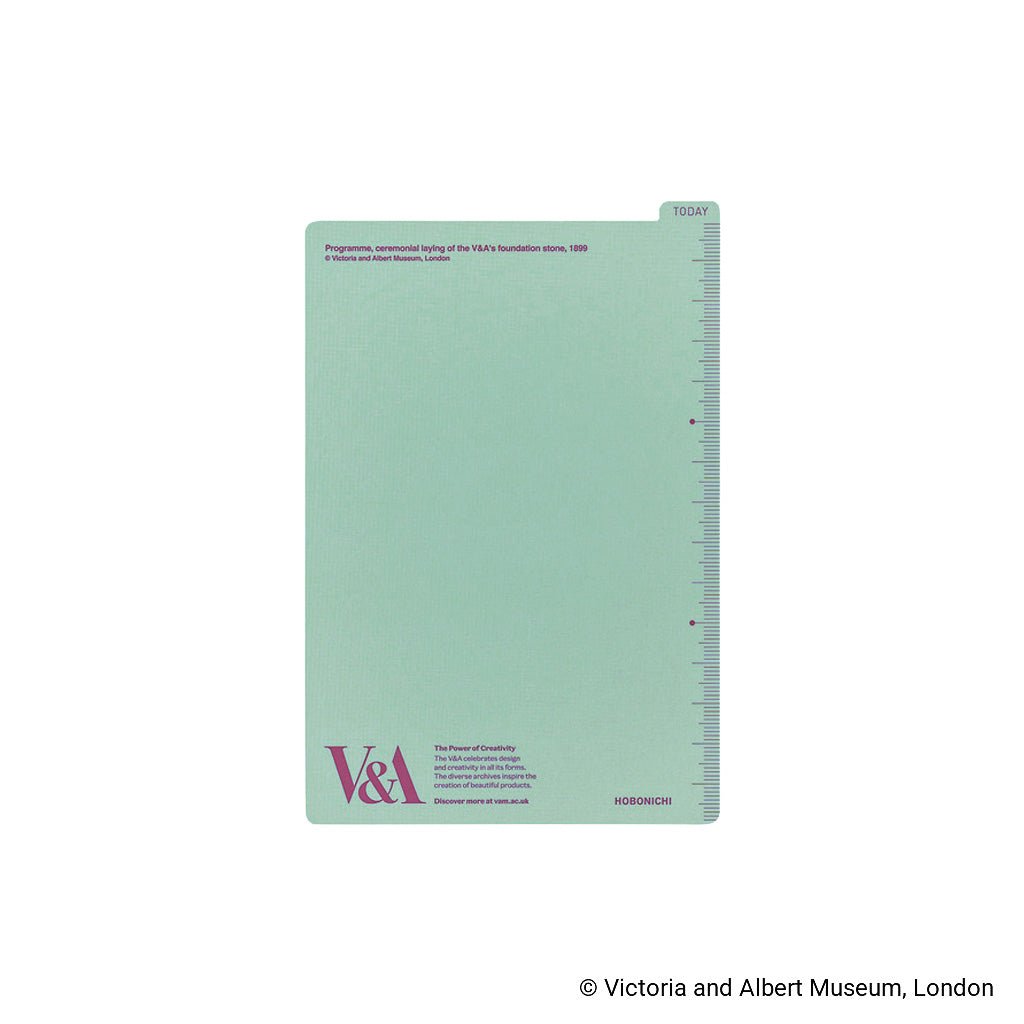 V&A Series: Hobonichi Pencil Board for A6 Size (V&As Foundation Stone Programme)