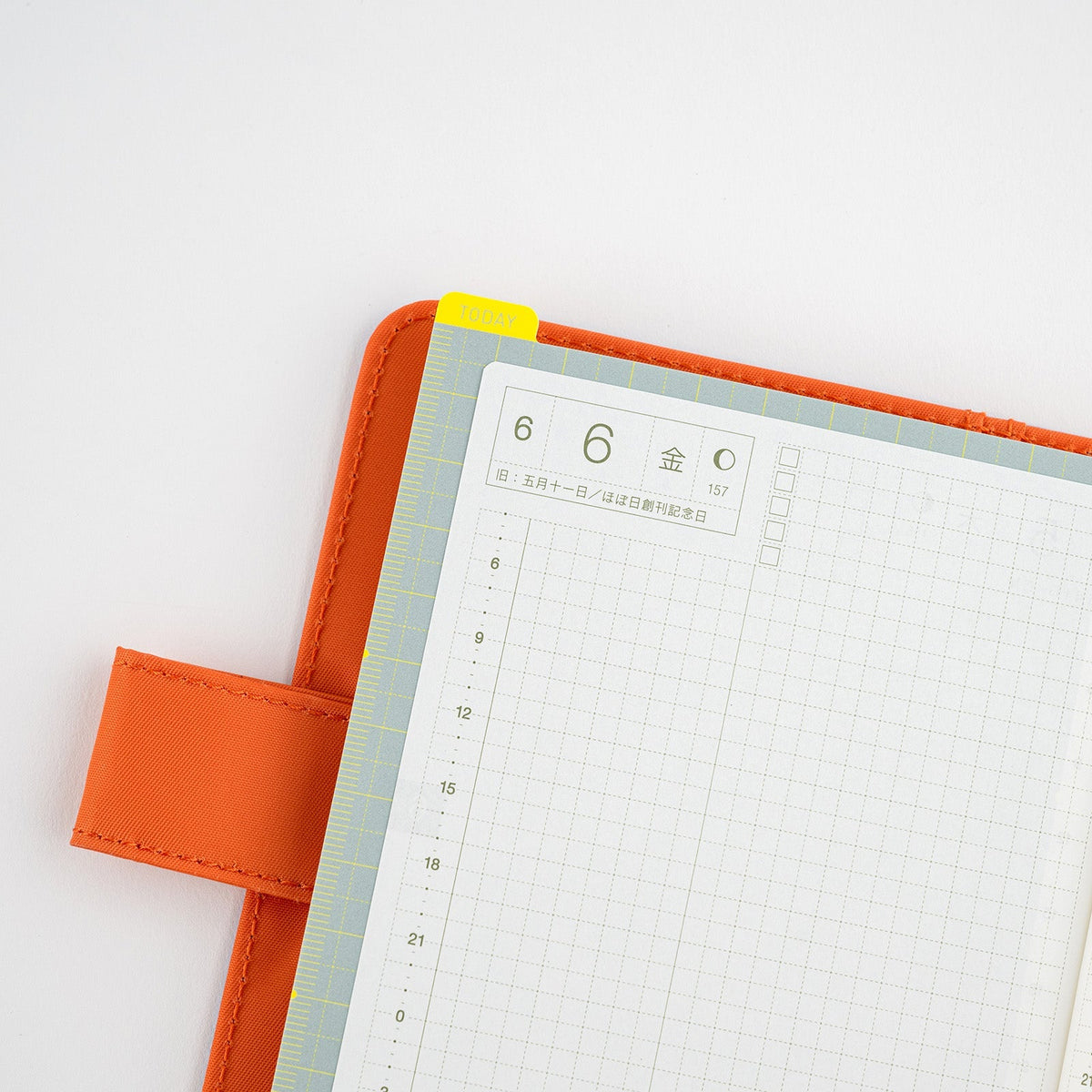 Hobonichi Pencil Board for Techo Original A6 (Ice Gray x Yellow) - Famous | Online Store