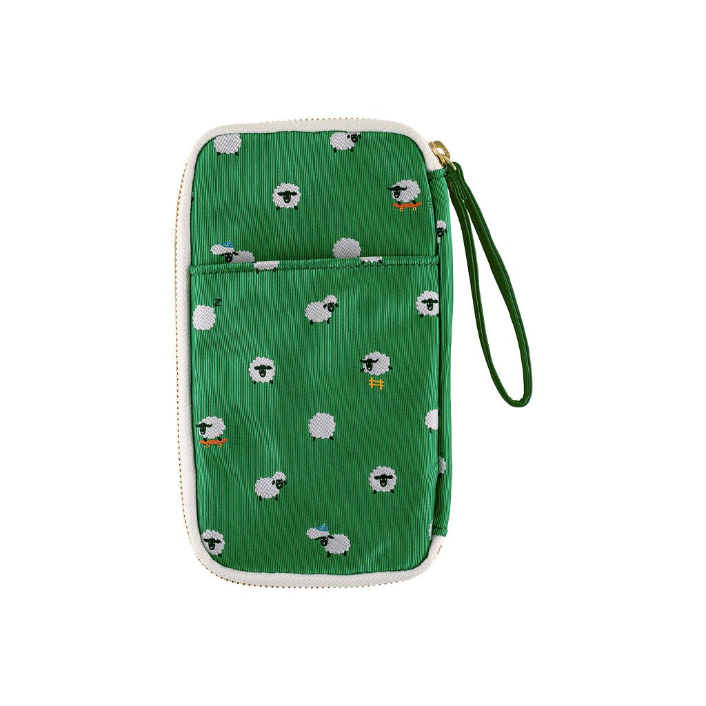 Hobonichi Small Drawer Pouch - Bow & Tie: Sheep Sheep Sheep - Famous | Online Store
