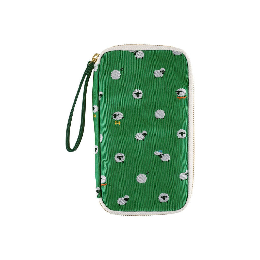 Hobonichi Small Drawer Pouch - Bow & Tie: Sheep Sheep Sheep - Famous | Online Store