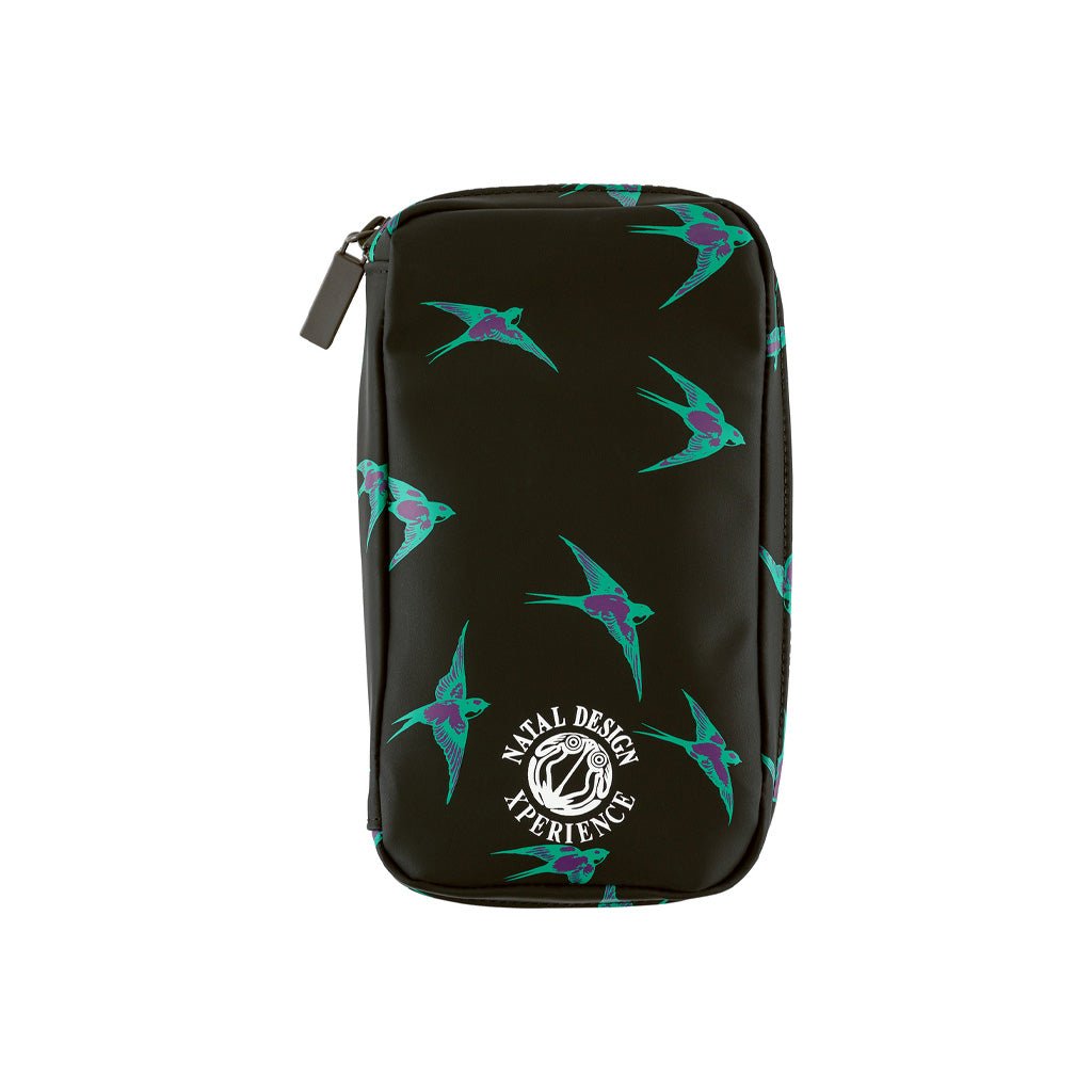 Hobonichi Small Drawer Pouch - Natal Design: Lucky Swallow - Famous | Online Store