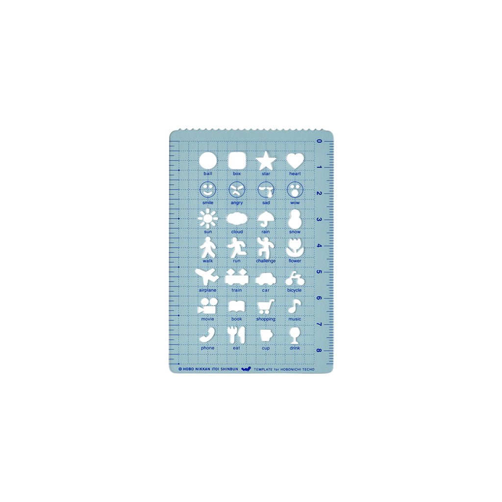 Hobonichi Stencil - Activities - Famous | Online Store