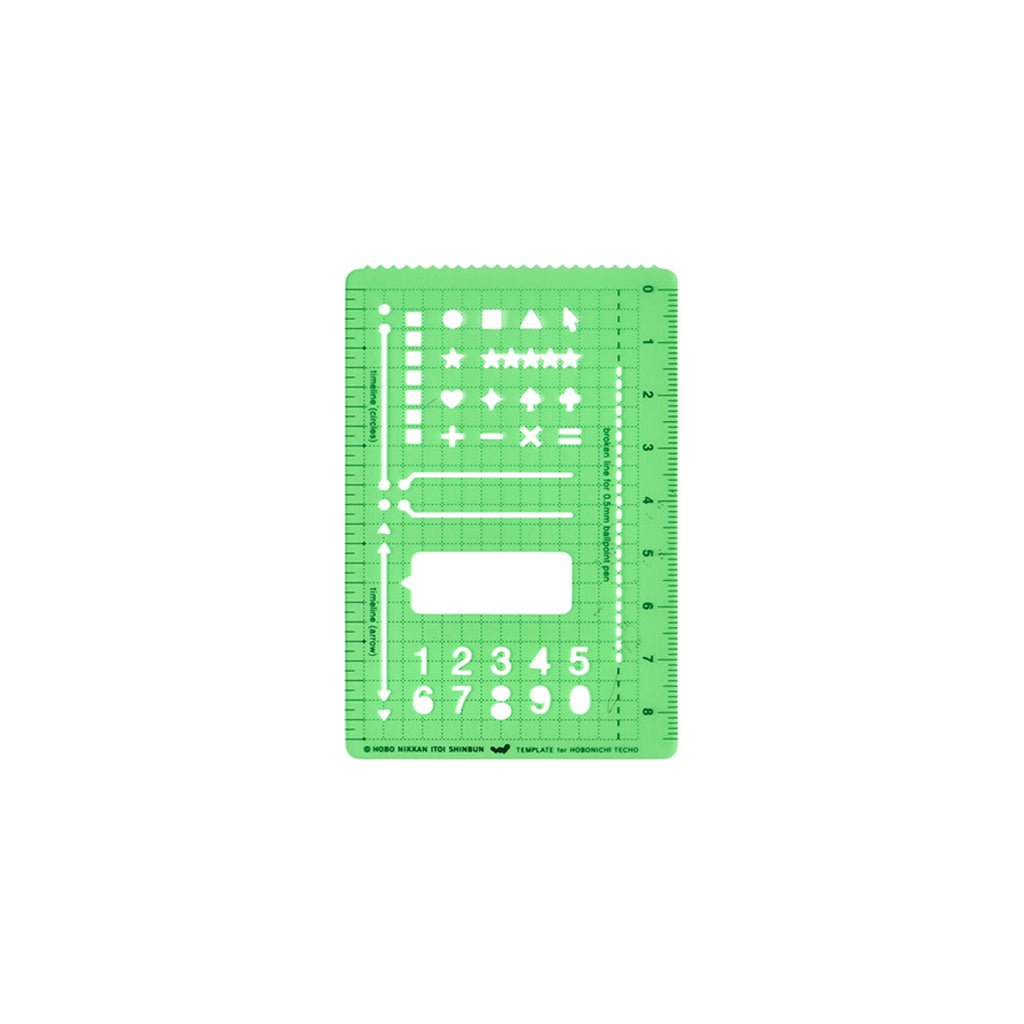 Hobonichi Stencil - Basic - Famous | Online Store